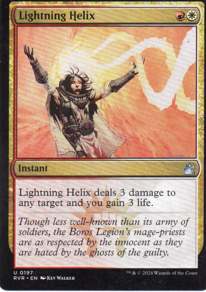 Lightning Helix RVR 197 Uncommun ingles