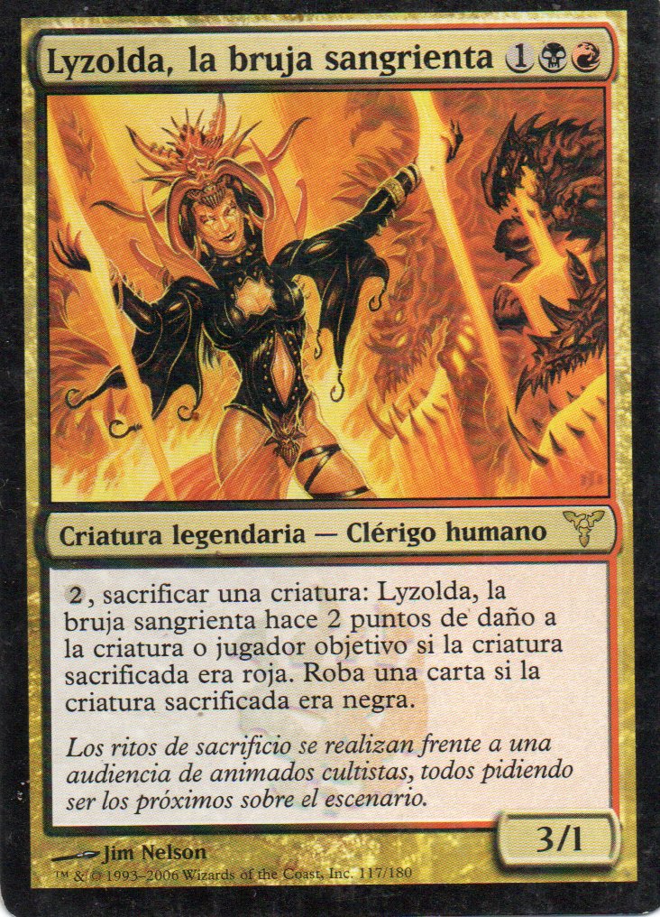Lyzolda, la bruja sangrienta 117 Rare ingles