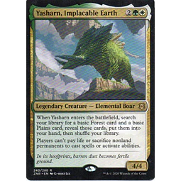 Yasharn, Implacable Earth ZNR 240 Rare ingles
