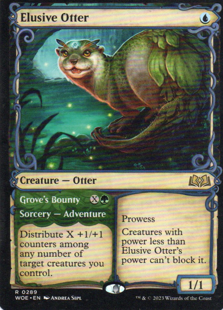 Elusive Otter WOE 289 Rare ingles