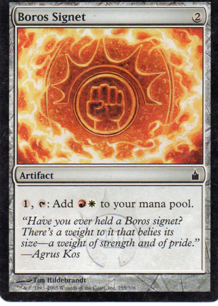 Boros Signet 255 Commun ingles