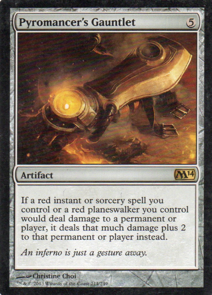 Pyromancer's Gauntlet 214 Rare ingles