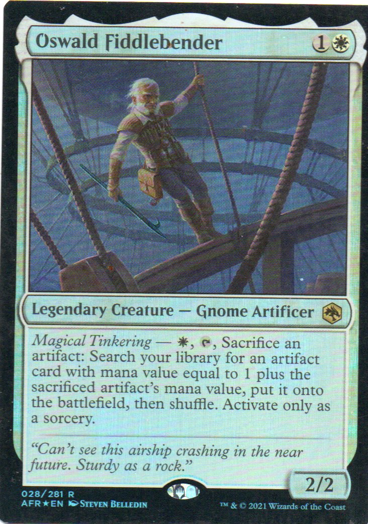 Oswald Fiddlebender AFR 028 Rare foil ingles