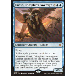 Unesh, Criosphinx Sovereign HOU 052 Mythic rare ingles