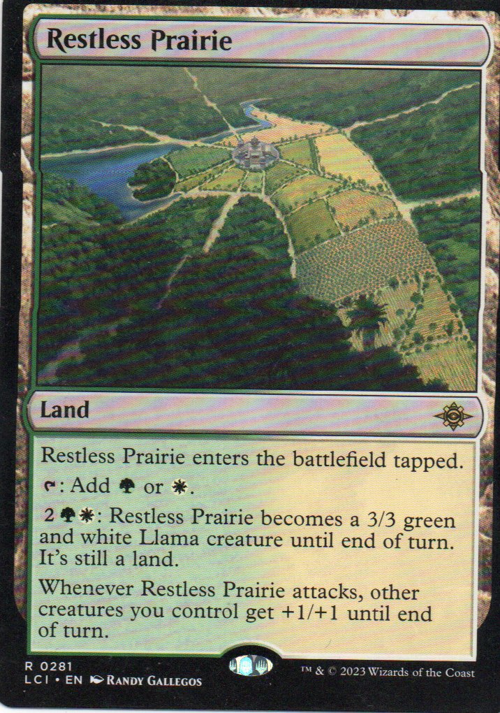 Restless Prairie LC1 281 Rare ingles
