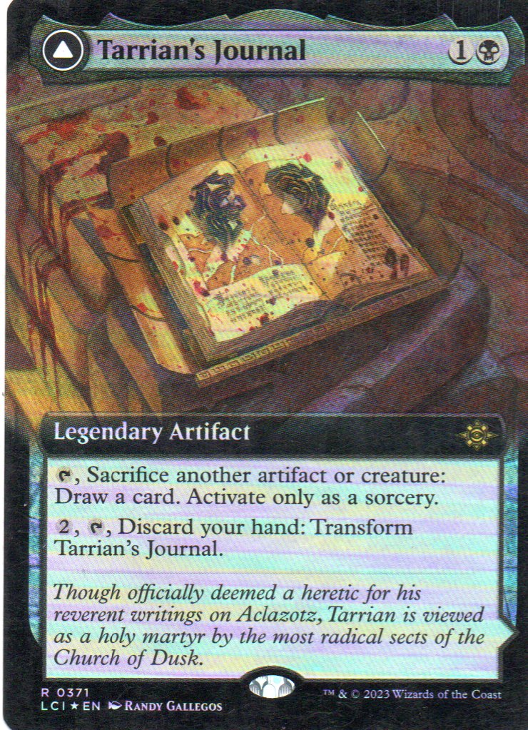 Tarrian's Journal LC1 371 Rare foil ingles
