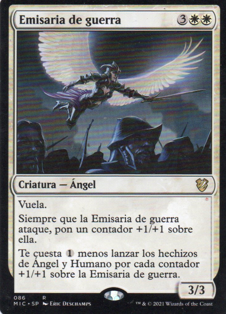 Emisaria de guerra MIC 086 Rare ingles
