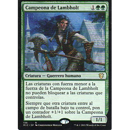 Campeona de Lambholt MIC 136 Rare ingles