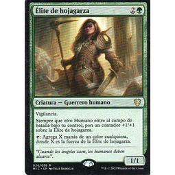 Elite de hojagarza MIC 026 Rare ingles