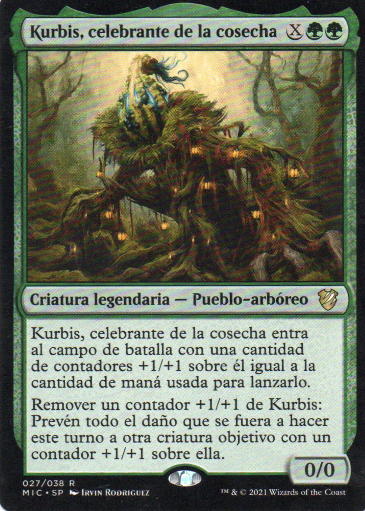 Kurbis, celebrante de la cosecha MIC 027 Rare ingles