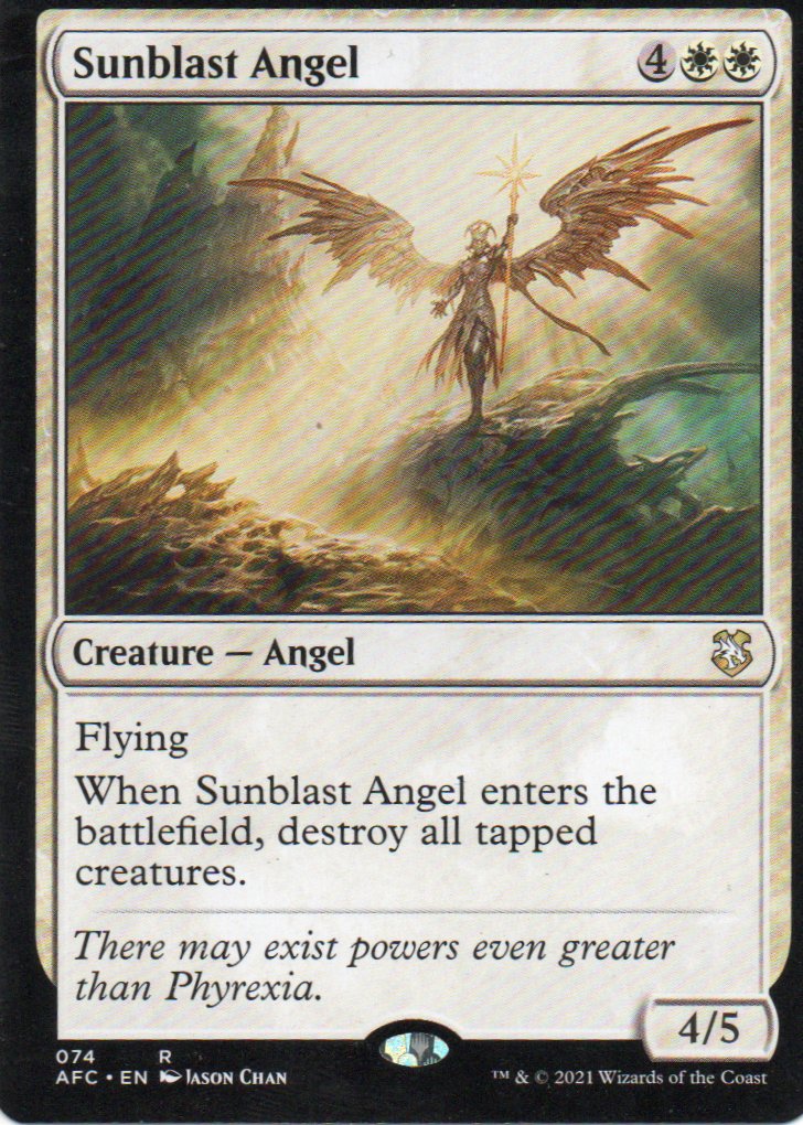 Sunblast Angel AFC 074 Rare ingles