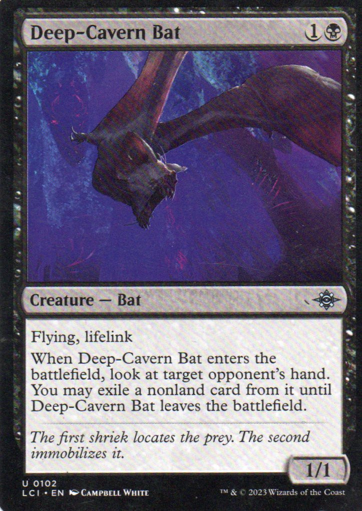 Deep-Cavern Bat LC1 102 Uncommun ingles