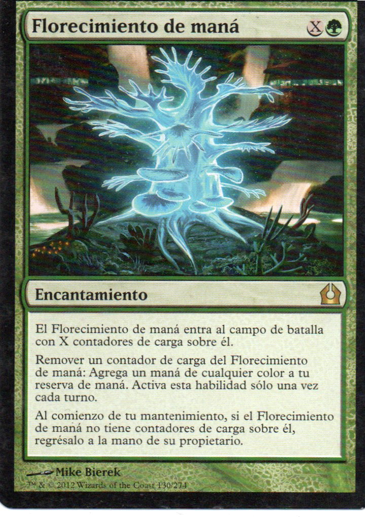 Florecimiento de mana 130 Rare Español