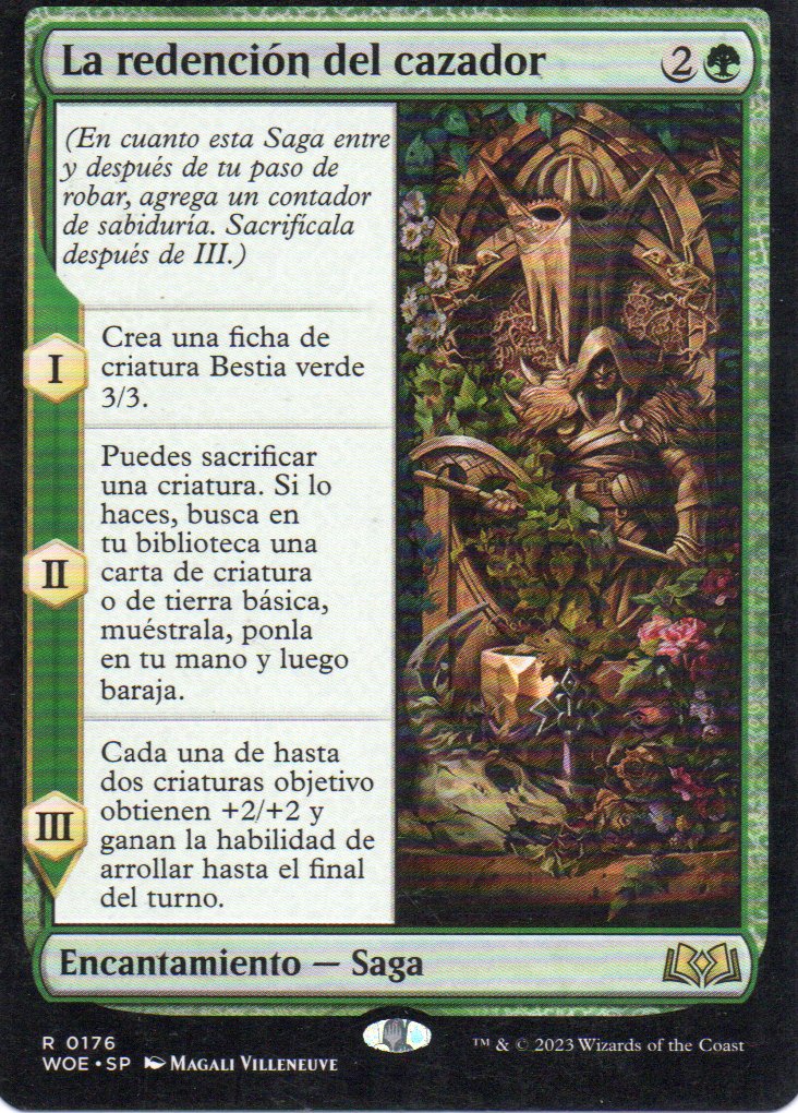 La Redension del Cazador WOE 176 Rare Español