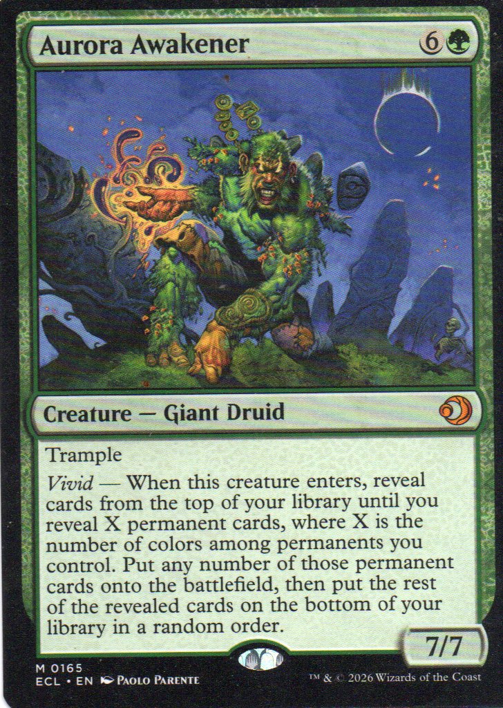 Aurora Awakener ECL 165 Mythic rare Ingles
