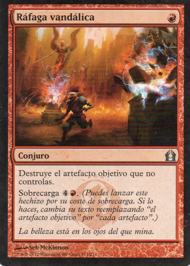 Rafaga Vandalica 111 Uncommun Español