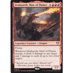 Drakuseth, Maw of Flames CMM 218 Rare ingles