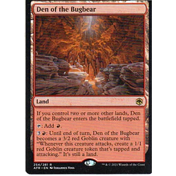 Den of the Bugbear AFR 254 Rare ingles
