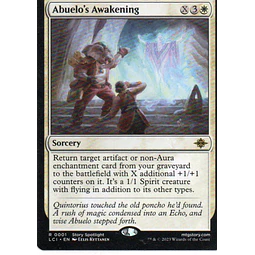 Abuelo's Awakening LC1 001 Rare ingles