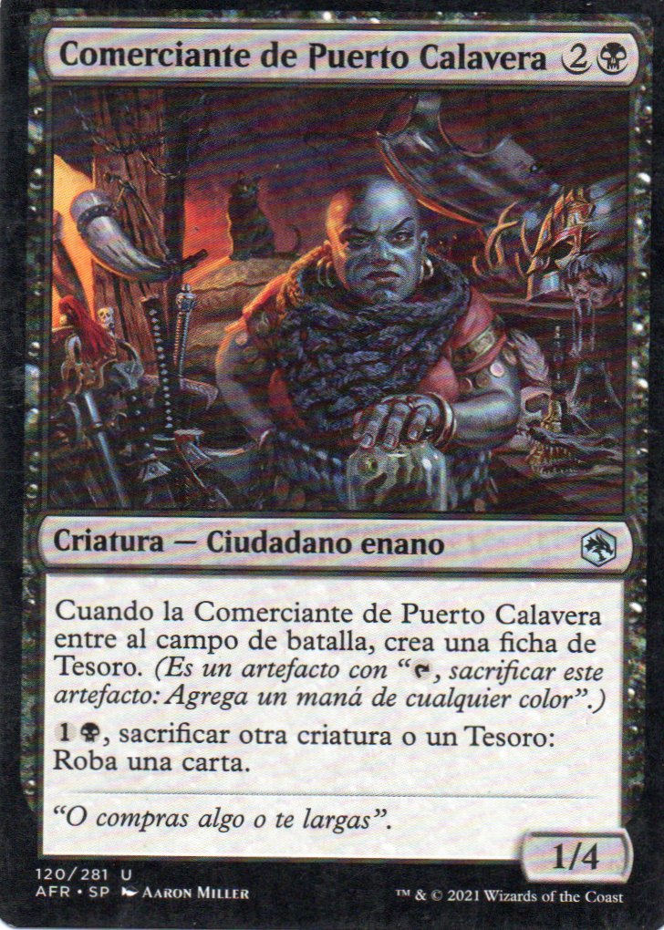 Comerciante de puerto Calavera AFR 120 Uncommun Español
