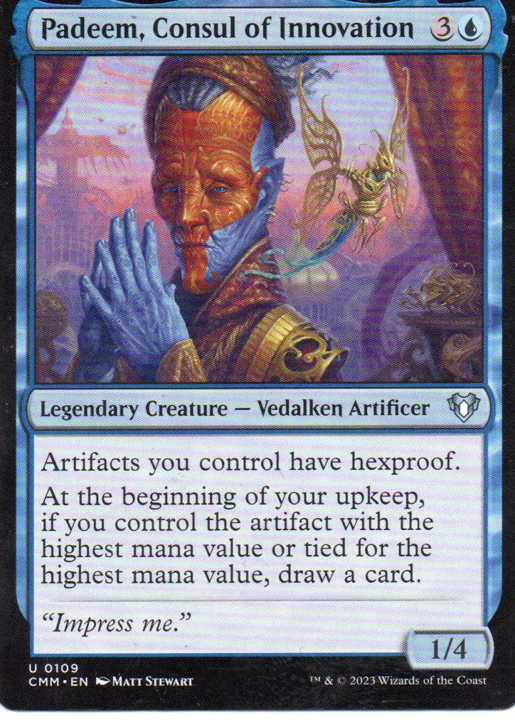 Padeem, Consul of Innovation CMM 109 Uncommun Ingles