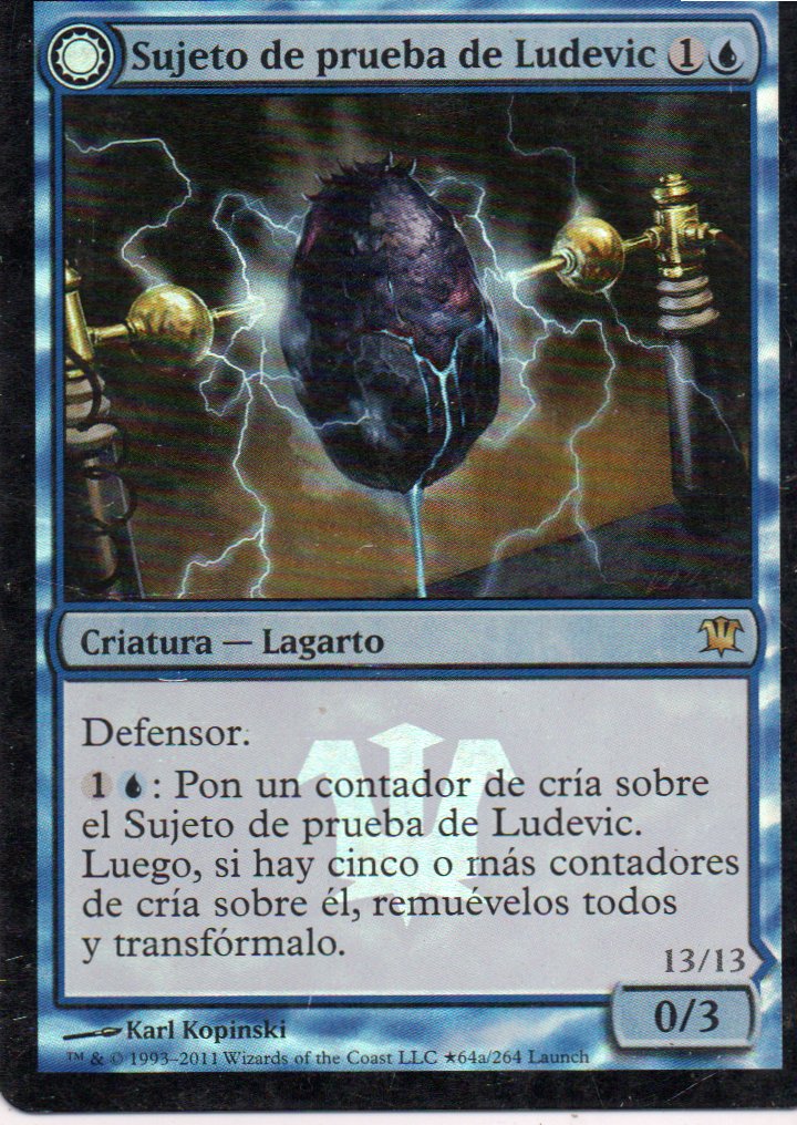 Sujeto de prueba de Ludevic 64a Rare Español