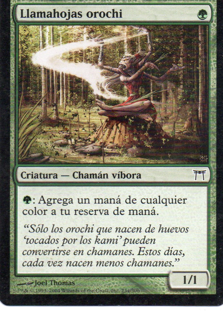 Llamahojas Orochi 234 Commun Español