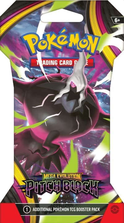 Sleeved Booster Pitch Black Pokemon TCG en Ingles
