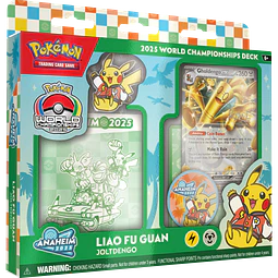 World Championship 2025 Deck Liao fu Guan Joltdengo - Gholdengo ex Pokemon TCG