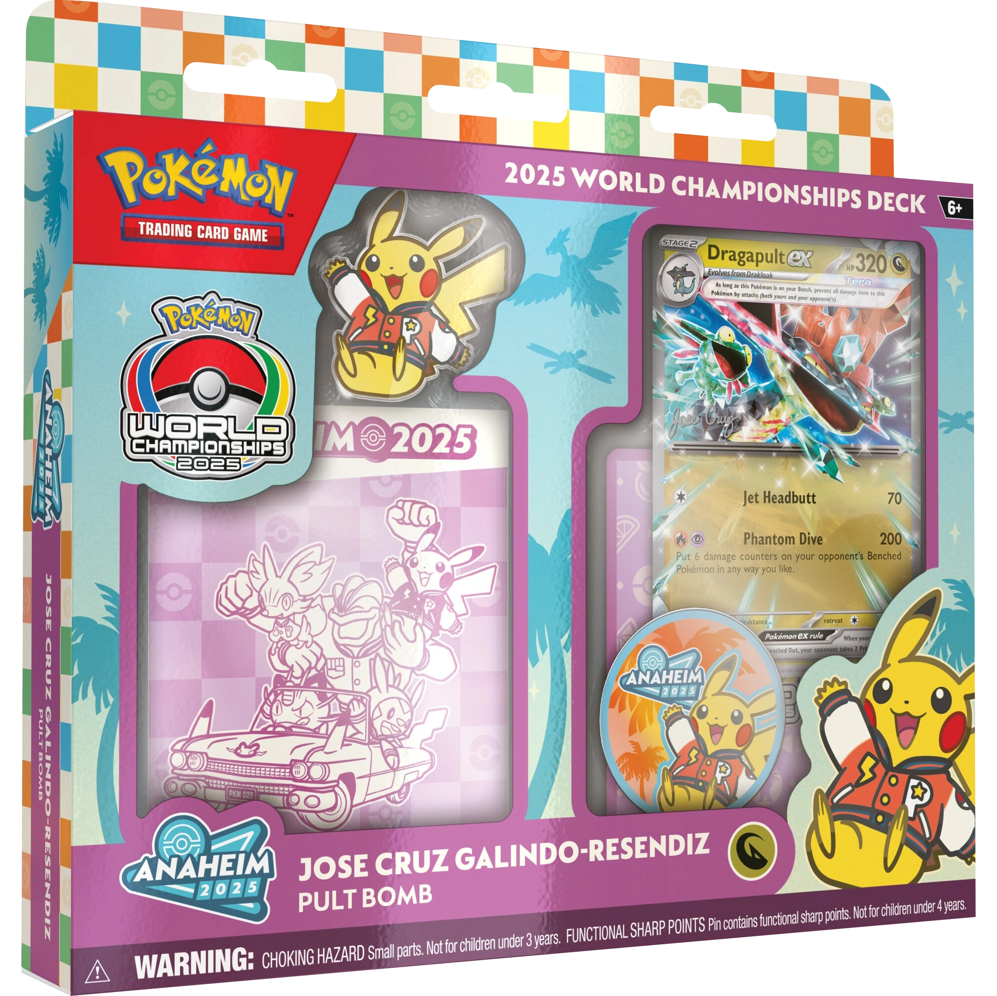 World Championship 2025 Deck Jose Cruz Galindo-Resendiz Pult Bomb - Dragapult ex Pokemon TCG