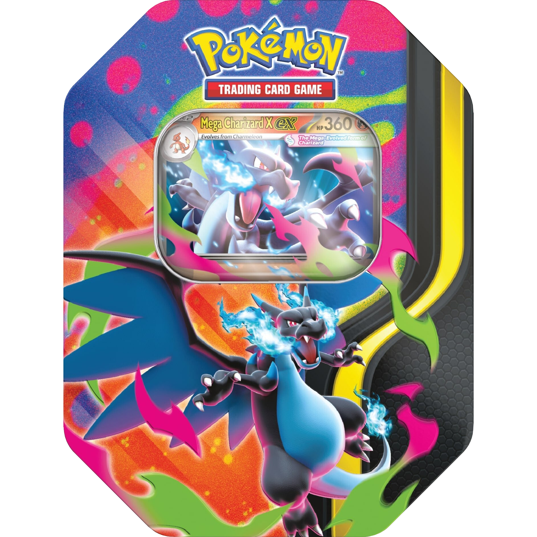 Mega Charizard Tin Phantasmal Flames Pokemon TCG Español