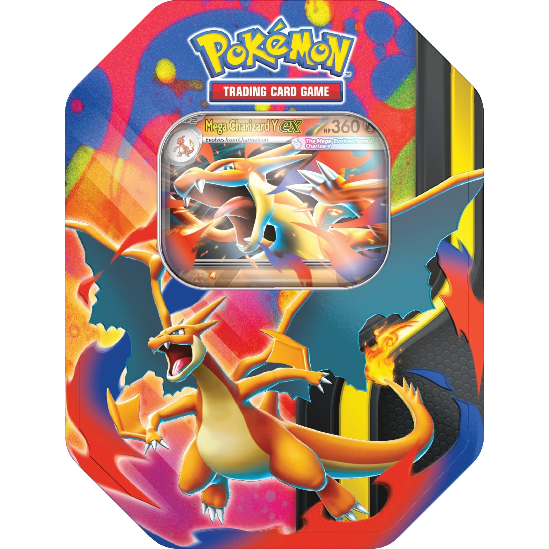 Mega Charizard Tin Phantasmal Flames Pokemon TCG Español