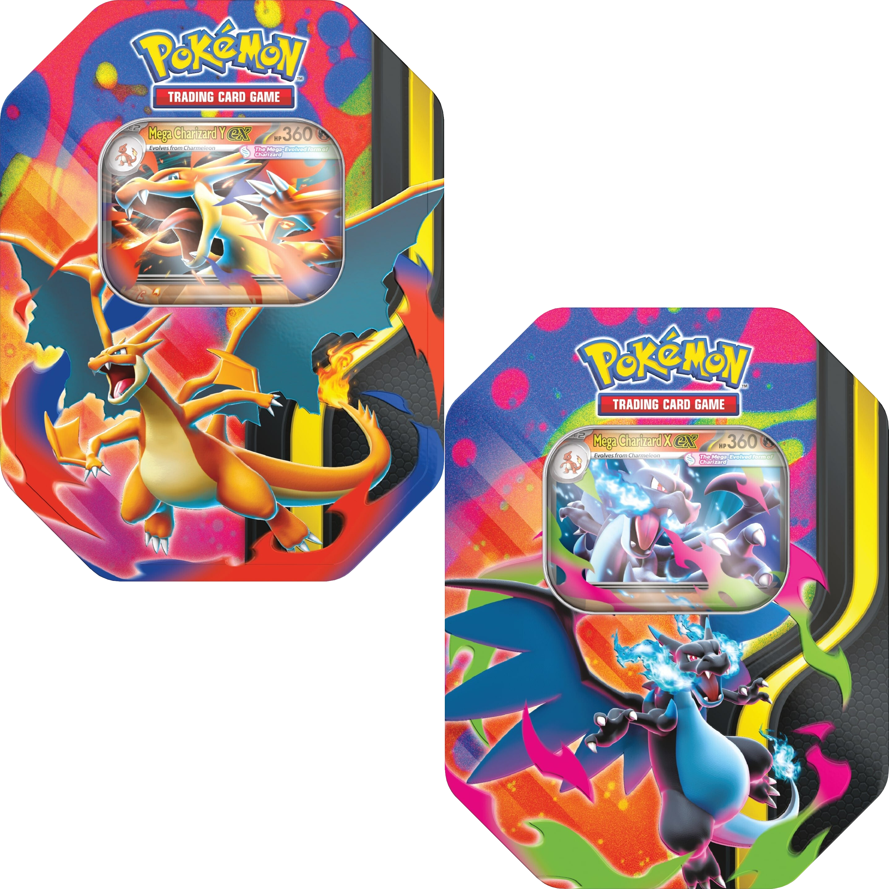 Mega Charizard Tin Phantasmal Flames Pokemon TCG Español