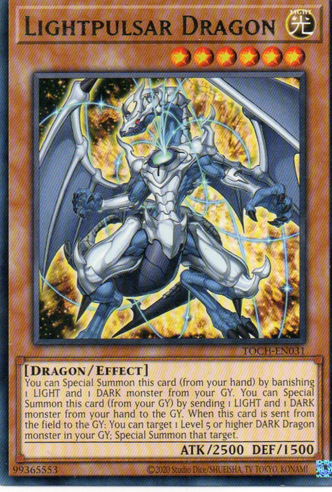 Lightpulsar Dragon TOCH-EN031 Rare