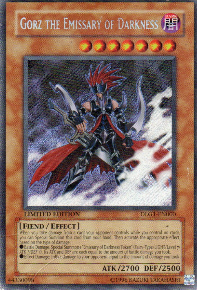 Gorz the Emissary of Darkness DLG1-EN000 Secret rare