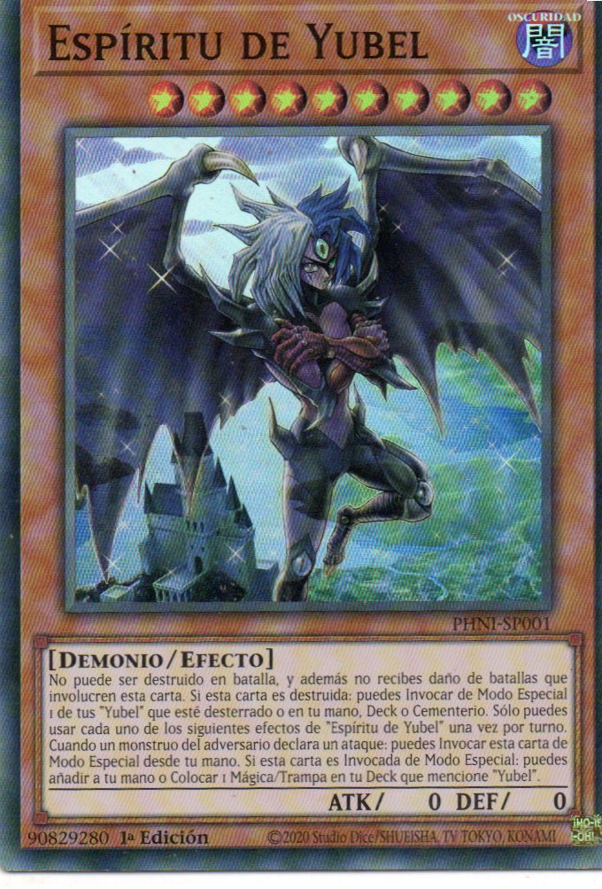 Espiritu de Yubel PHNI-SP001 Super rare