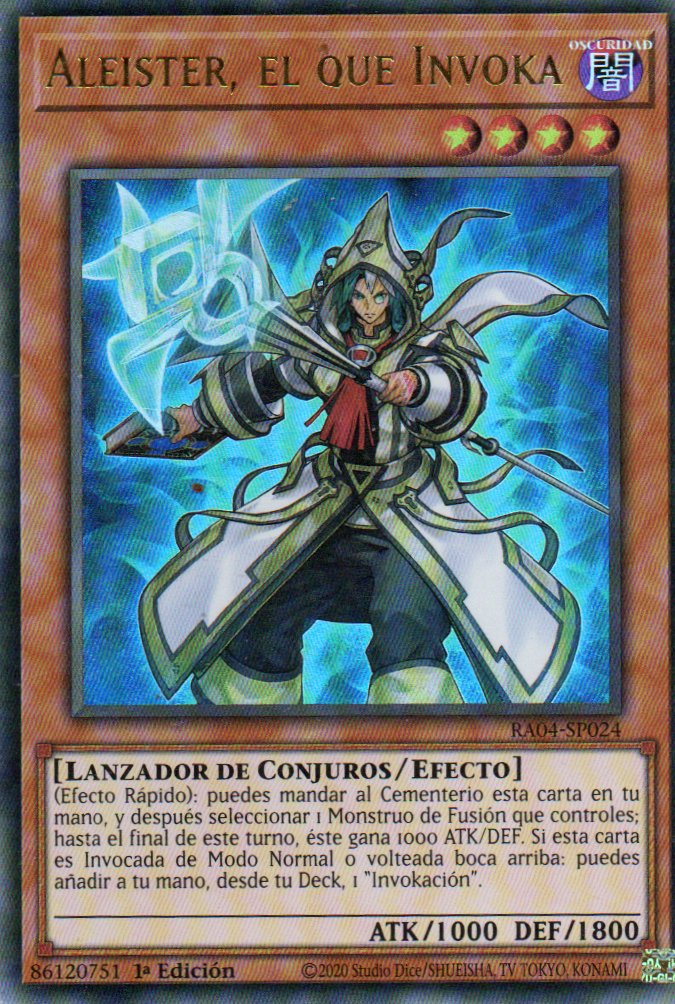 Aleister, el que invoka RA04-SP024 Ultra rare