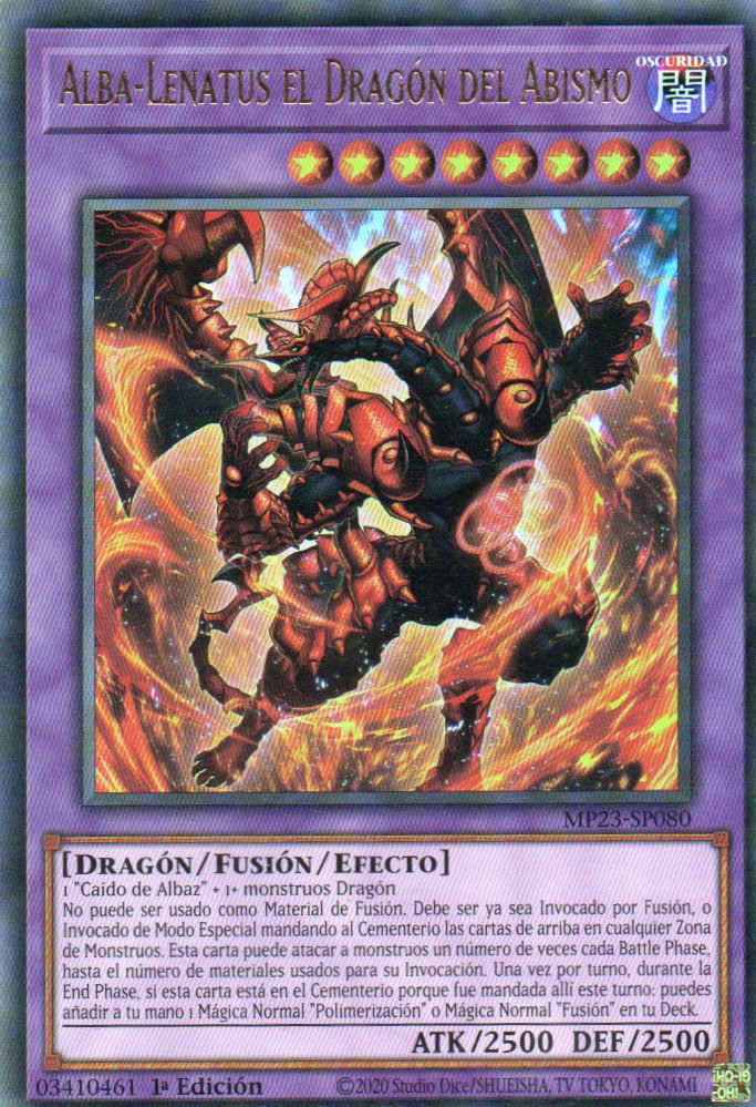 Alba-Lenatus el dragon del Abismo MP23-SP080 ultra rare