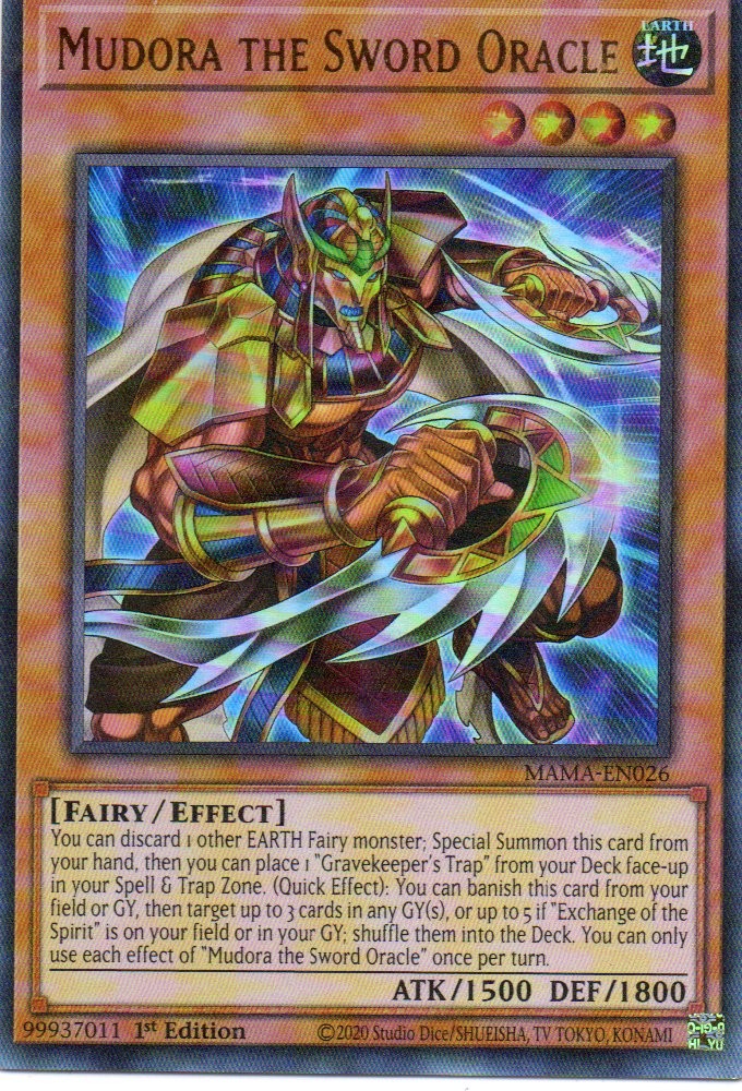 Mudora the Sword Oracle MAMA-EN026 Ultra rare