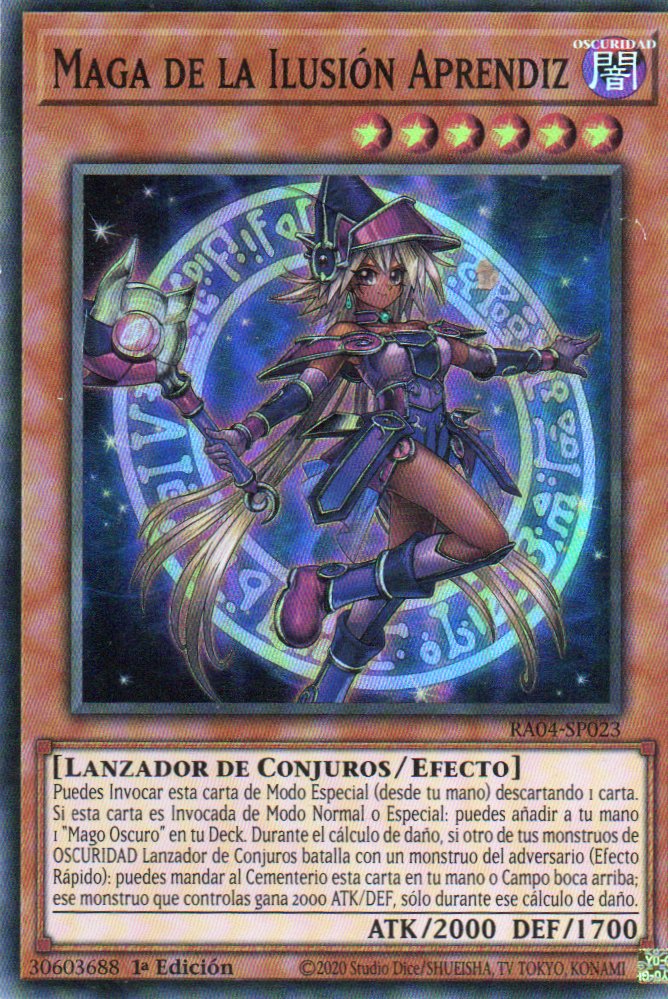 Maga de la Ilusion Aprendiz RA04-SP023 Super rare