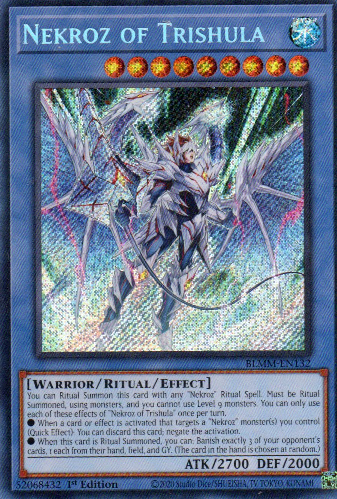 Nekroz of Trishula BLMM-EN132 Secret rare