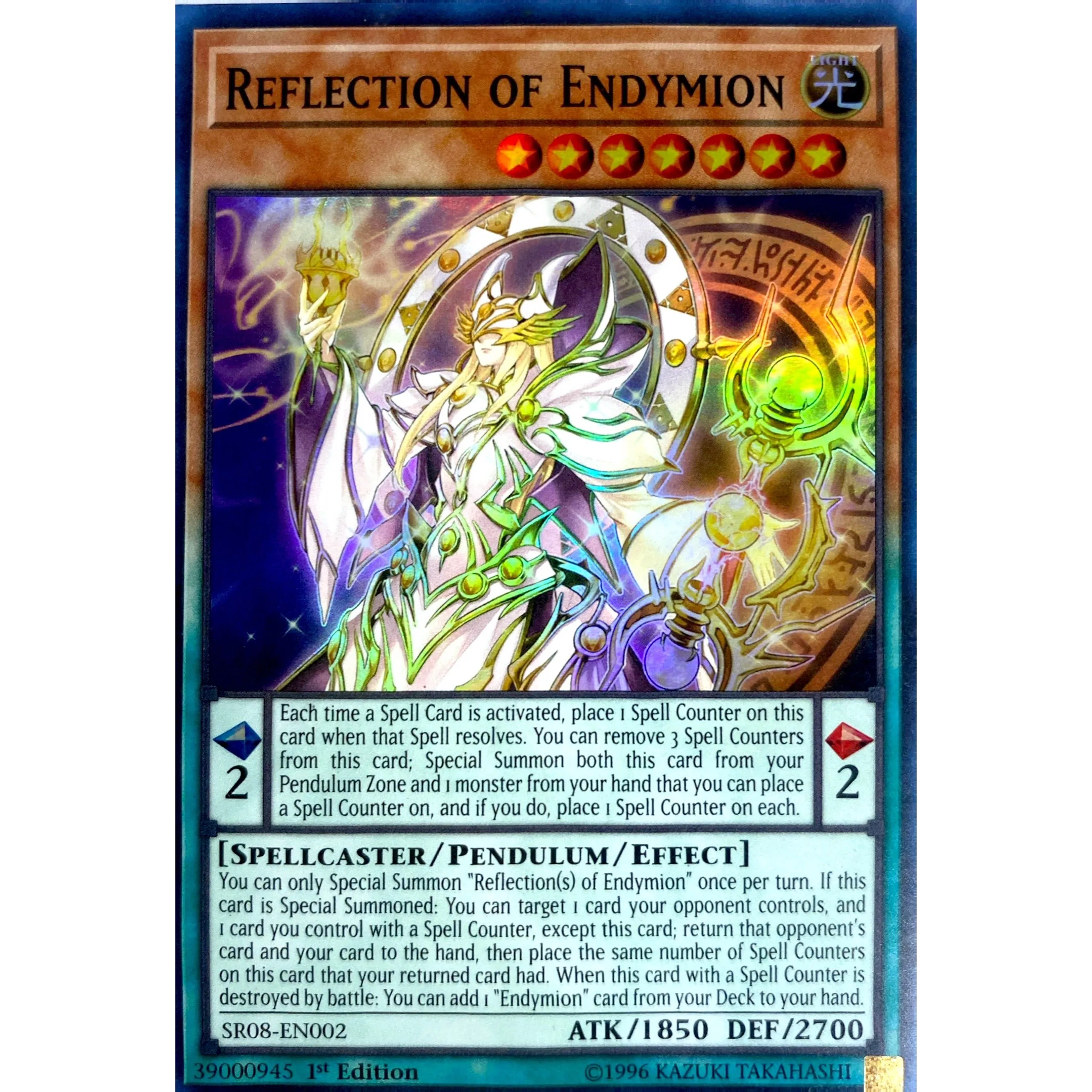 Reflection of Endymion SR08-EN002 Super Rare