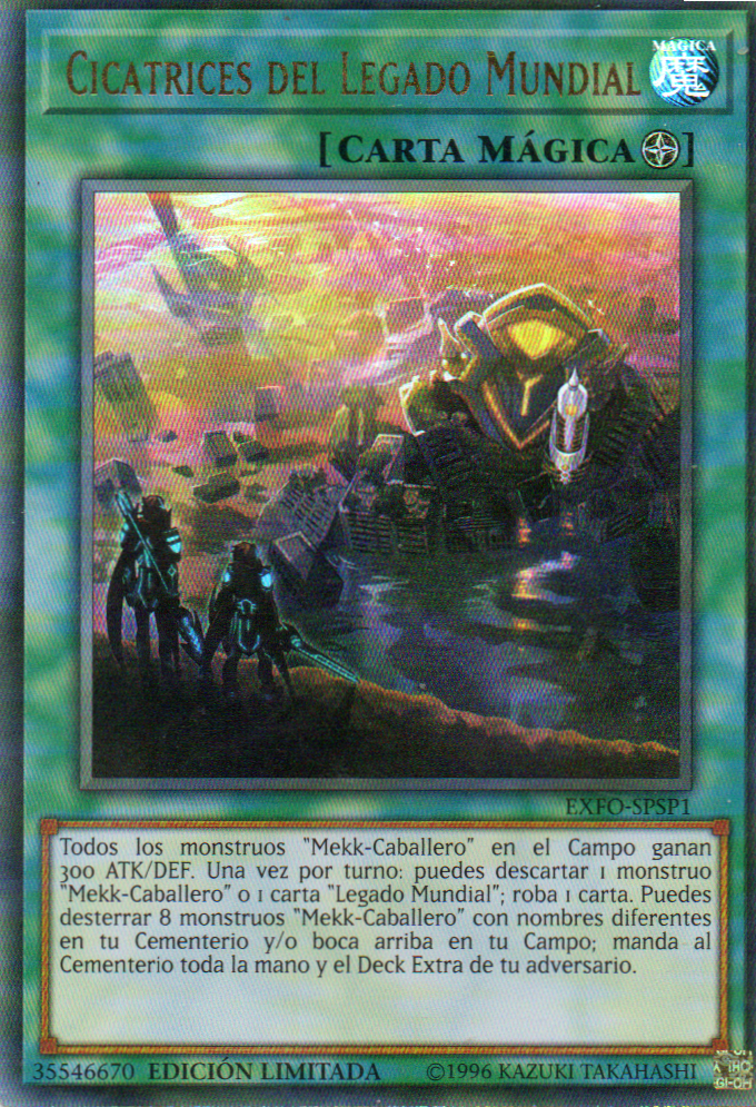 Cicatrices del Legado Mundial EXFO-SPSP1 Ultra rare