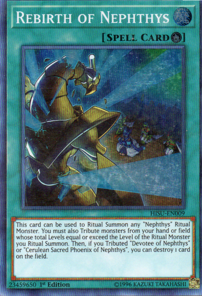 Rebirth of Nephthys HISU-EN009 Super rare