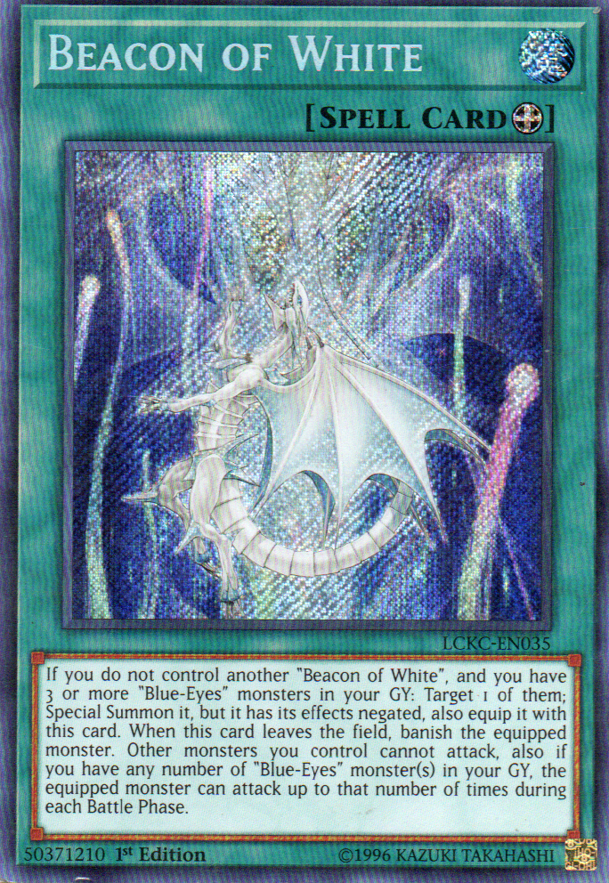 Beacon of White LCKC-EN035 Secret rare
