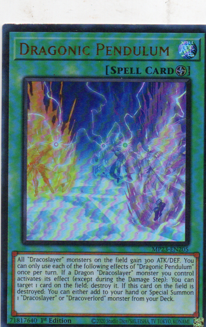 Dragonic Pendulum MP23-EN205 Ultra rare