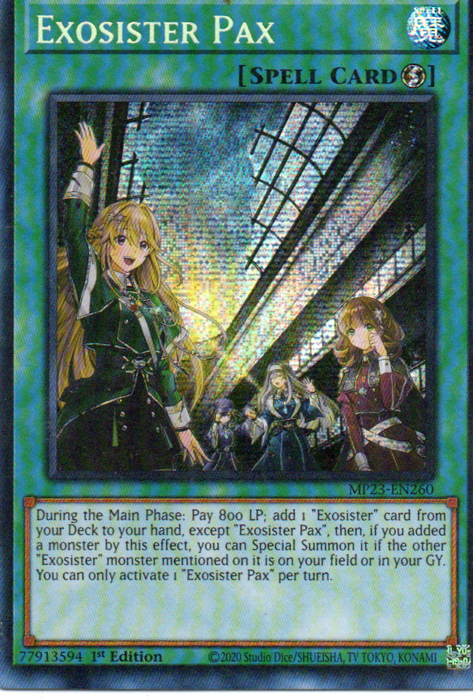 Exosister Pax MP23-EN260 Secret rare