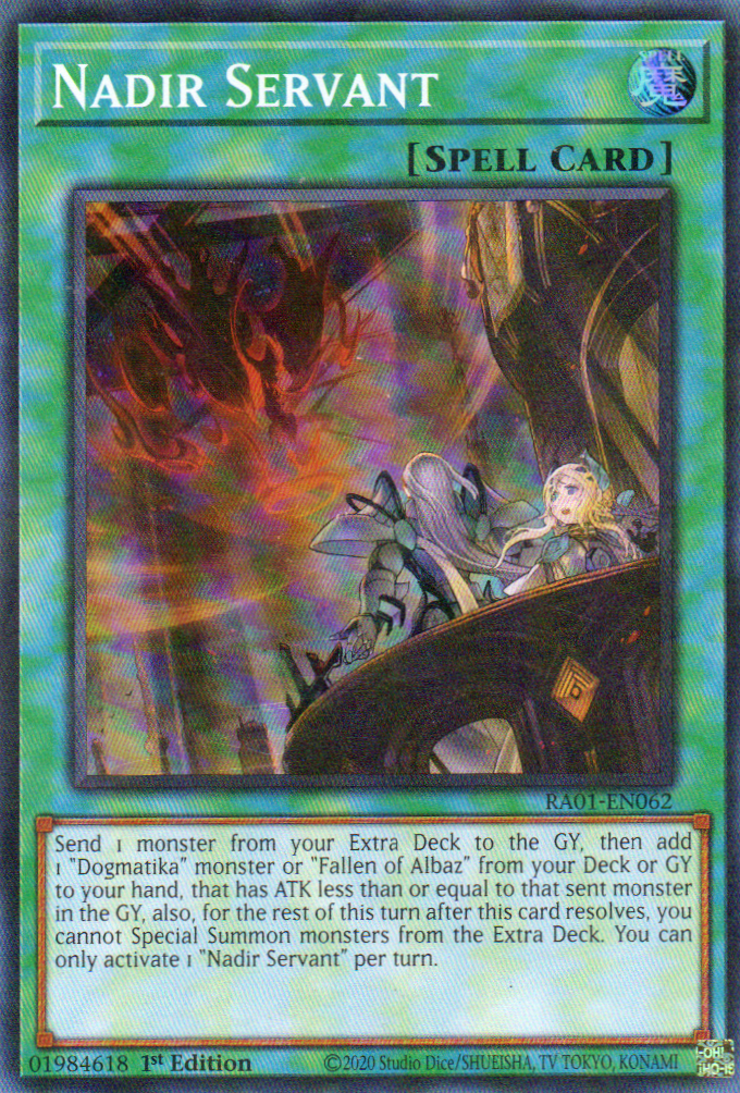Nadir Servant RA01-EN062 Super rare