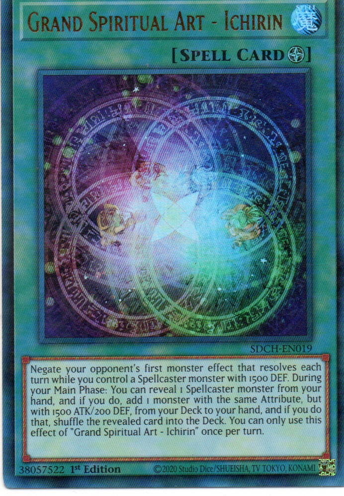 Grand Spiritual Art - Ichirin SDCH-EN019 Ultra rare