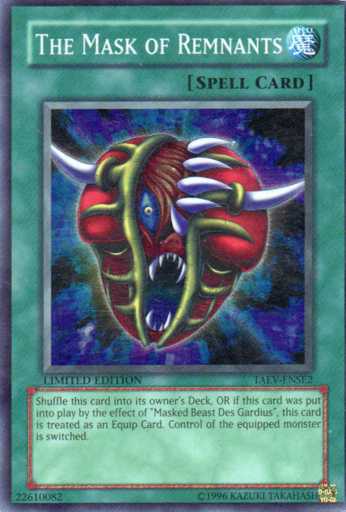 The Mask of Remnants TAEV-ENSE2 Super rare